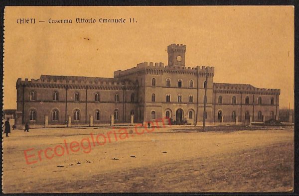 ae4956 - CARTOLINA D'EPOCA - Chieti Città - Caserma Vittorio Emanuele II