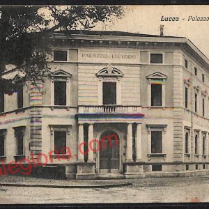 ag6310  - CARTOLINA D'EPOCA - Lucca Città - Palazzo del Littorio  1931
