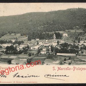 ah8822- CARTOLINA D'EPOCA - Pistoia Provincia - San Marcello Pistoiese