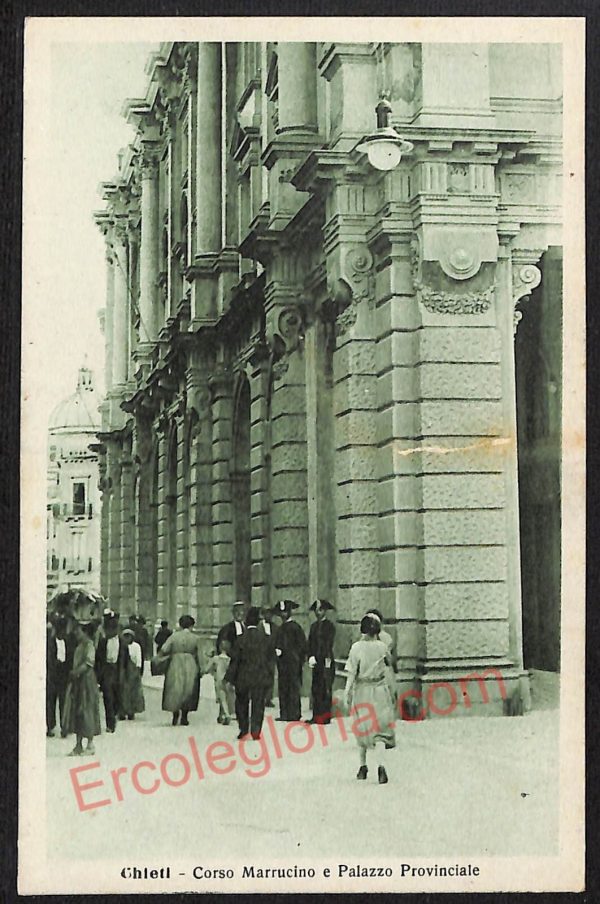 ae4959 - CARTOLINA D'EPOCA - Chieti Città - Corso Marrucino
