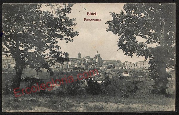 ae4961 - CARTOLINA D'EPOCA - Chieti Città - Panorama