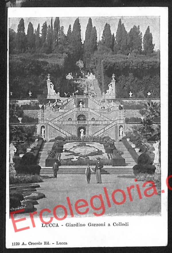 ag6317  - CARTOLINA D'EPOCA - Lucca Città - Giardino Garzoni a Collodi