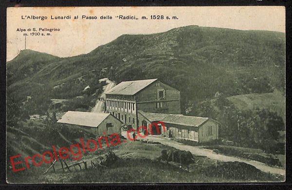 ag6318  - CARTOLINA D'EPOCA - Lucca Città - L' Albergo Lunardi   1925