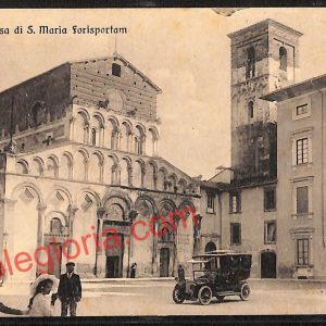ag6321  - CARTOLINA D'EPOCA - Lucca Città - Chiesa di S. Maria Forisportam