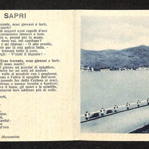 ai4664 - DOPPIA CARTOLINA D'EPOCA - Salerno Provincia - Sapri