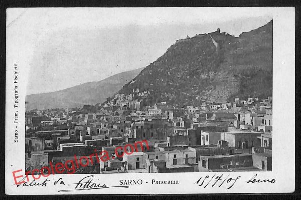ai4665 - CARTOLINA D'EPOCA - Salerno Provincia - Sarno