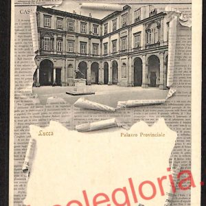 ag6326  - CARTOLINA D'EPOCA - Lucca Città - Palazzo Provinciale