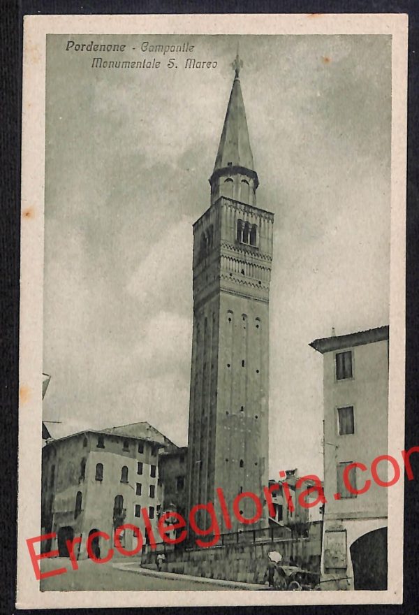 ah8838 - CARTOLINA D'EPOCA - Pordenone Città - Monumentale San Marco