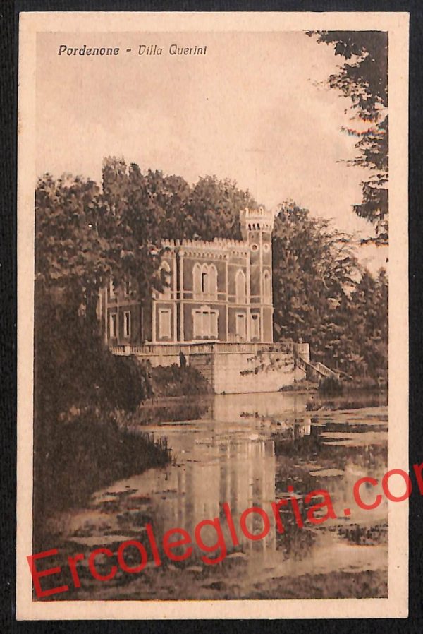 ah8840 - CARTOLINA D'EPOCA - Pordenone Città - Villa Querini