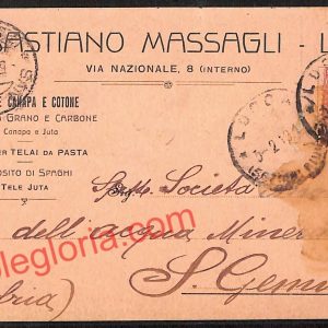 ag6333  - CARTOLINA D'EPOCA - Lucca Città - Sebastiano Massagli  1913