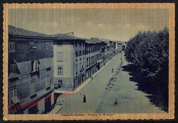 ae7487 - CARTOLINA D'EPOCA - Firenze Provincia - Castelfiorentino  1951