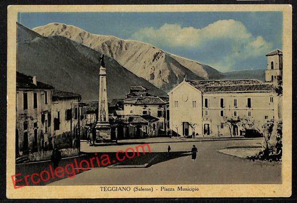 ai4672 - CARTOLINA D'EPOCA - Salerno Provincia - Teggiano