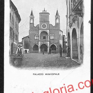 ah8843 - CARTOLINA D'EPOCA - Pordenone Città - Palazzo Municipale