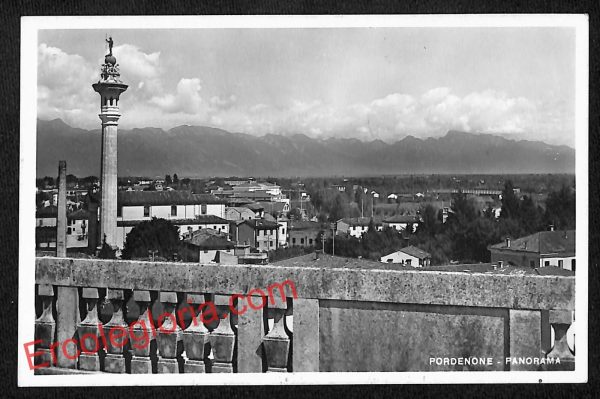 ah8844 - CARTOLINA D'EPOCA - Pordenone Città - Panorama