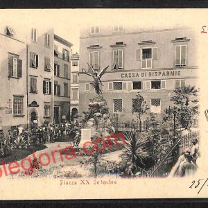 ag6339  - CARTOLINA D'EPOCA - Lucca Città - Piazza XX Settembre