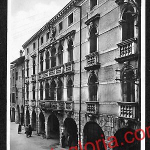 ah8845 - CARTOLINA D'EPOCA - Pordenone Città - Palazzo Gregoris