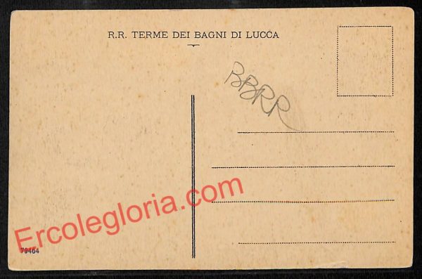ag6341  - CARTOLINA D'EPOCA - Lucca Città - R.R. Terme dei Bagni di Lucca - immagine 2