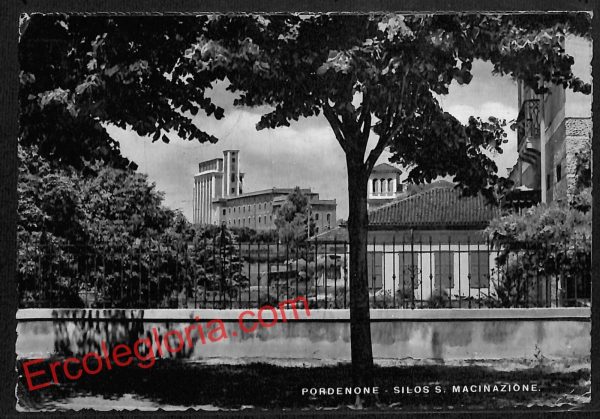 ah8847 - CARTOLINA D'EPOCA - Pordenone Città - Silos San Macinazione