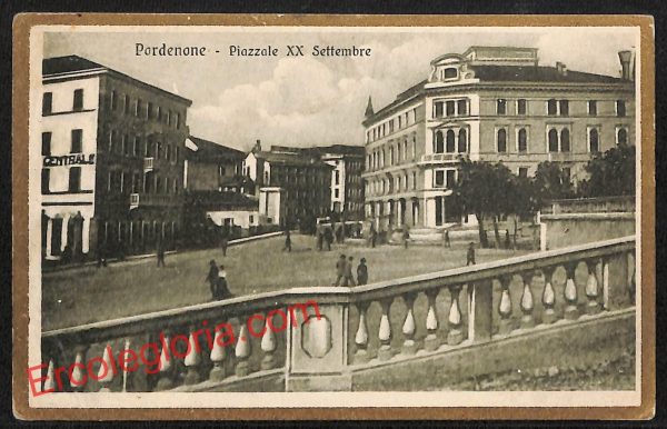 ah8848 - CARTOLINA D'EPOCA - Pordenone Città - Piazzale XX Settembre