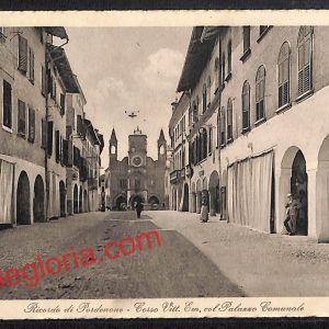 ah8853 - CARTOLINA D'EPOCA - Pordenone Città - Corso Vittorio Emanuele
