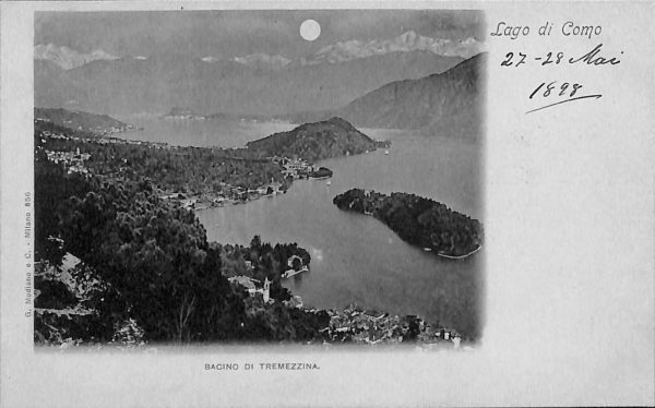 ab6331 - CARTOLINA  D'EPOCA - Como Provincia : LAGO DI COMO