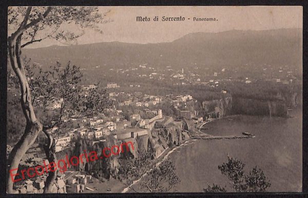 ah3828 - CARTOLINA D'EPOCA - Napoli  Provincia - Meta di Sorrento