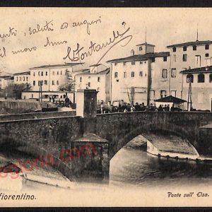 ae7498 - CARTOLINA D'EPOCA - Firenze Provincia - Castelfiorentino  1905