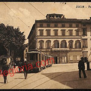 ag6357 - CARTOLINA D'EPOCA - Lucca Città - Palazzo Universo  1911