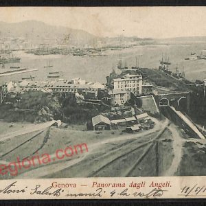 ag0844 - CARTOLINA D'EPOCA - Genova Città - Panorama