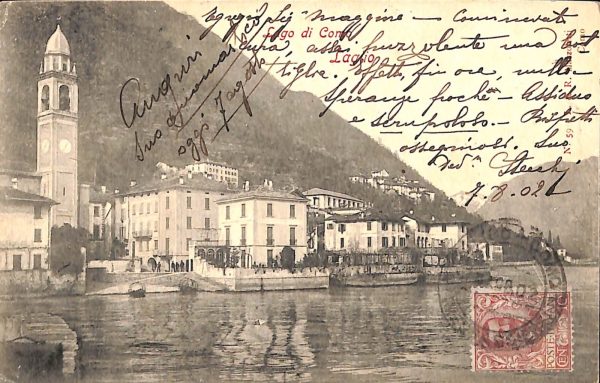 ab6341 - CARTOLINA  D'EPOCA - Como Provincia : LAGO DI COMO