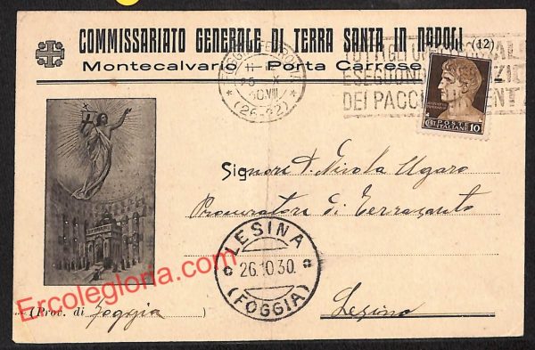 ah3832 - STORIA POSTALE - Napoli  Provincia - Montecalvario