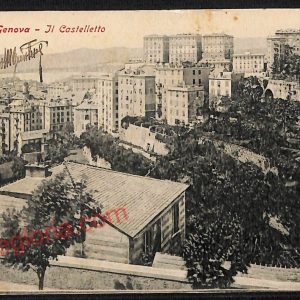 ag0848 - CARTOLINA D'EPOCA - Genova Città - Il Castelletto  1905