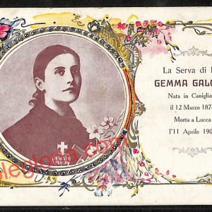 ag6366 - CARTOLINA D'EPOCA - Lucca Città - Gemma Galgani  1936
