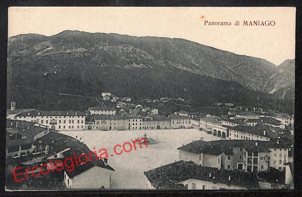 ah8877 - CARTOLINA D'EPOCA - Pordenone Provincia - Maniago