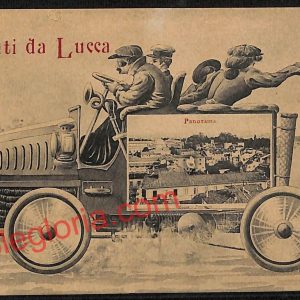 ag6369 - CARTOLINA D'EPOCA - Lucca Città - Panorama