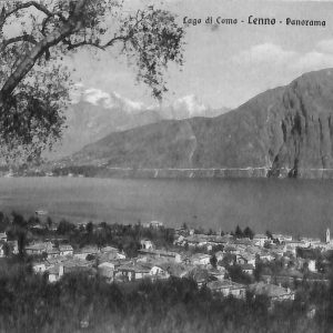 ab6346 - CARTOLINA  D'EPOCA - Como Provincia : LENNO