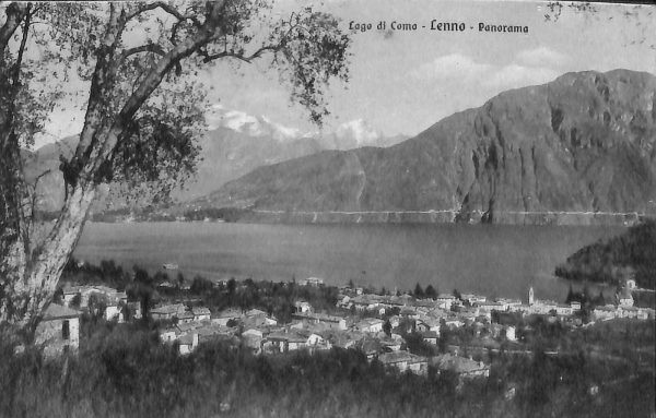 ab6346 - CARTOLINA  D'EPOCA - Como Provincia : LENNO