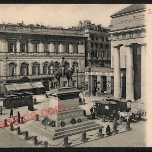 ag0850 - CARTOLINA D'EPOCA - Genova Città - Piazza Deferrari