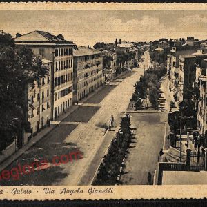 ag0853 - CARTOLINA D'EPOCA - Genova Città - Via Angelo Gianelli