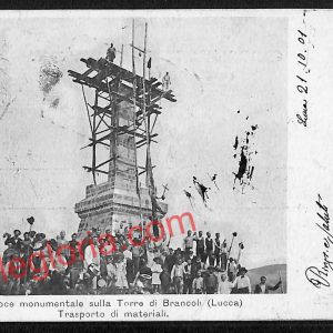 ag6374 - CARTOLINA D'EPOCA - Lucca Città - Torre di Brancoli  1901