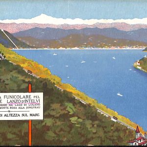 ab6355 - CARTOLINA  D'EPOCA - Como Provincia : LANZO
