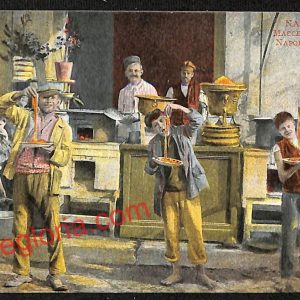 ag9686 - CARTOLINE D'EPOCA - Napoli Città - Maccheronaio Napoletano