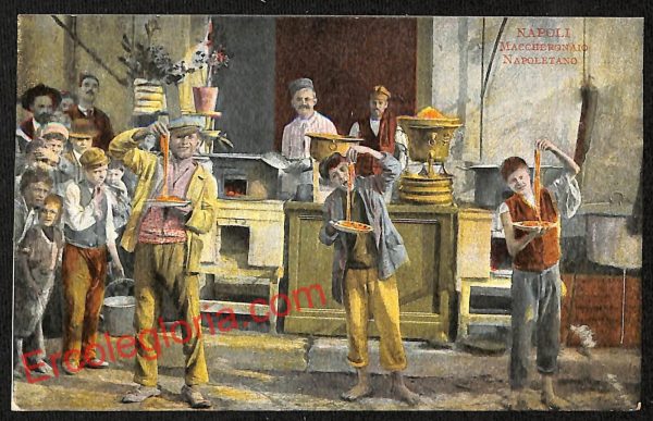 ag9686 - CARTOLINE D'EPOCA - Napoli Città - Maccheronaio Napoletano