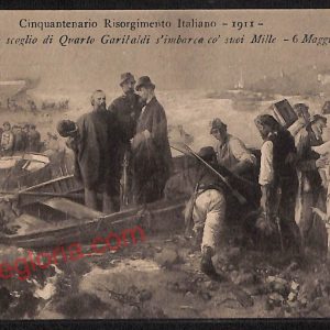 ag0856 - CARTOLINA D'EPOCA - Genova Città - Cinquantenario Risorgimento Italiano