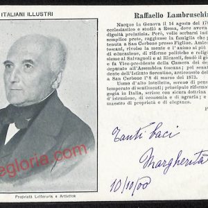 ag0857 - CARTOLINA D'EPOCA - Genova Città - Raffaello Lambruschini