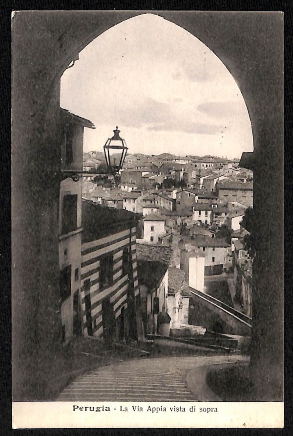 aa9790 - CARTOLINA  D'EPOCA - Perugia Città - La Via Appia