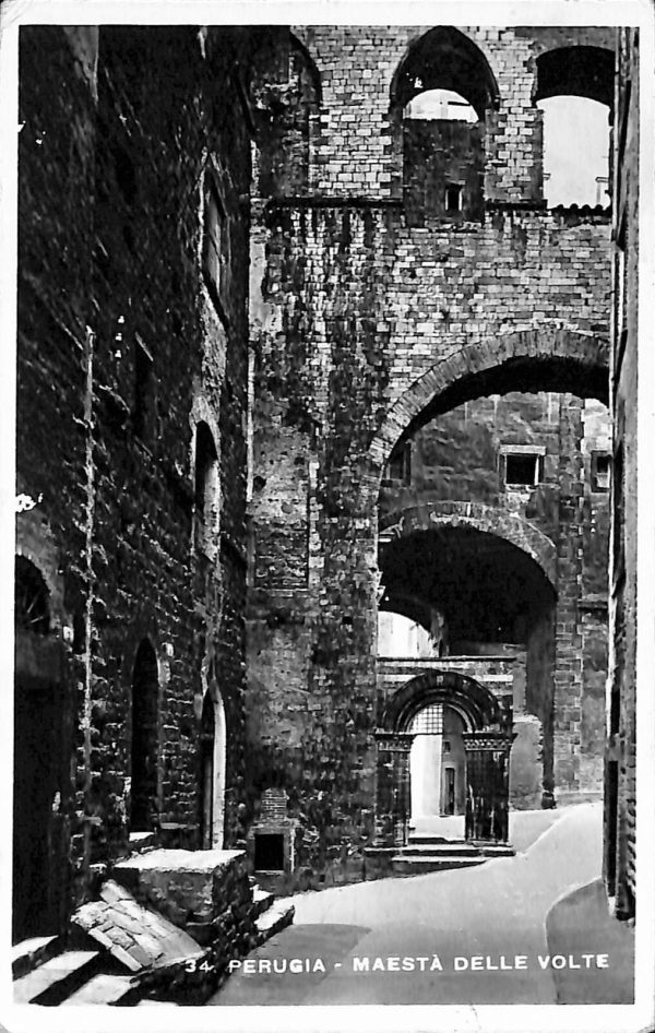 aa9793 - CARTOLINA  D'EPOCA - Perugia Città - Maestà delle Volte