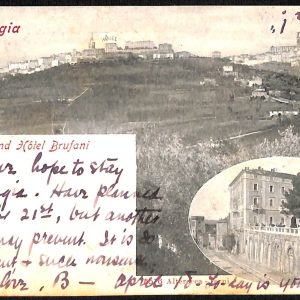 aa9797 - CARTOLINA  D'EPOCA - Perugia Città - Grand Hotel Brufani