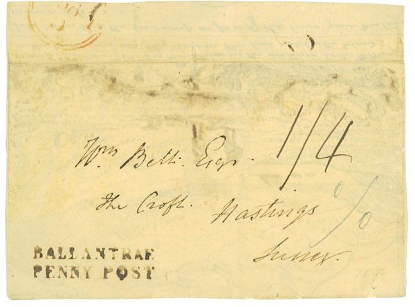 P2908 - GREAT BRITAIN PREPHILATELIC FRONT OF COVER, BUT..
