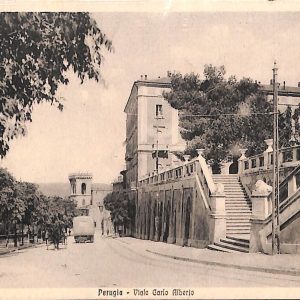 aa9803 - CARTOLINA  D'EPOCA - Perugia Città - Viale Carlo Alberto  1923